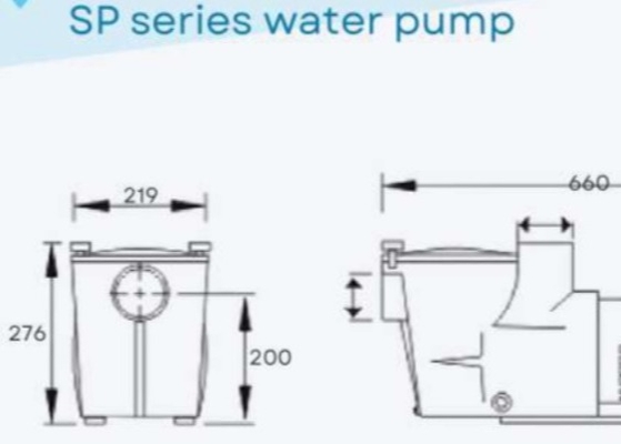 2023 SP1005 پمپ آب استخر شنا برای استفاده از استخر