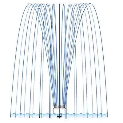 هدست اسپری مخصوص آب جواهرات تاج 3 اینچ 3D DN80