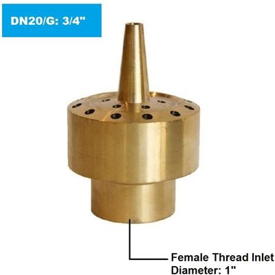 2 اینچ برنجی 3 Tiers DN40 Dancing Fountain Fountain