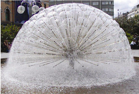 3 "نیم کره کریستال DN80 نازل های آبشار رقص
