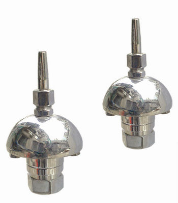 جت چشمه آبشار اژدها 1.5 "برنجی کروم برنجی Nozzle Pond Fountain Nozzle Head
