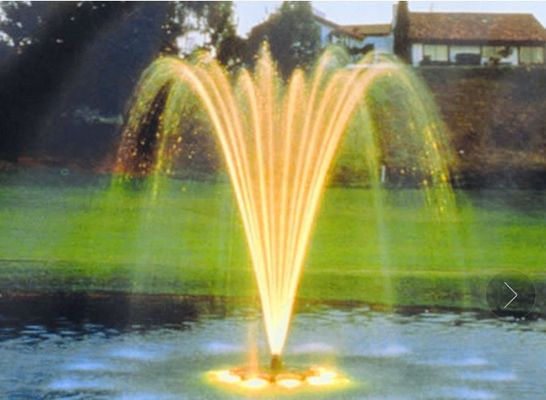 برنج کروم Tassel Fountain Jet Nozzle Water Pond Fountain Spray Heads