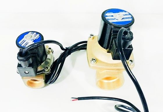 دریچه آب الکترومغناطیسی ضد آب IP68 برنجی DN25 AC / DC