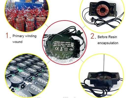 ترانسفورماتور استخر شنا ضد آب پلاستیک IP68 500VA