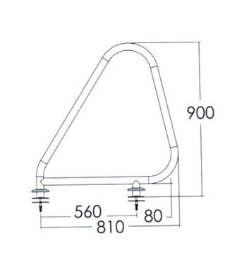 نرده استخر قابل جابجایی سطح ایمنی SS304 جلا