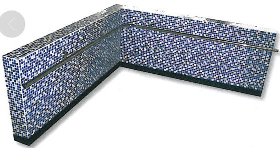 SS304 دیوار مستقیم 1.0mm استخر استخر Grab Rail