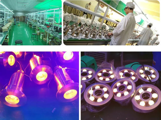 چراغ های LED ضد آب IP68 24V 50W ضد آب