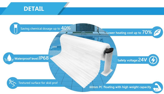 IP68 24V 8X4M اتوماتیک بالاتر از پوشش استخر زمینی