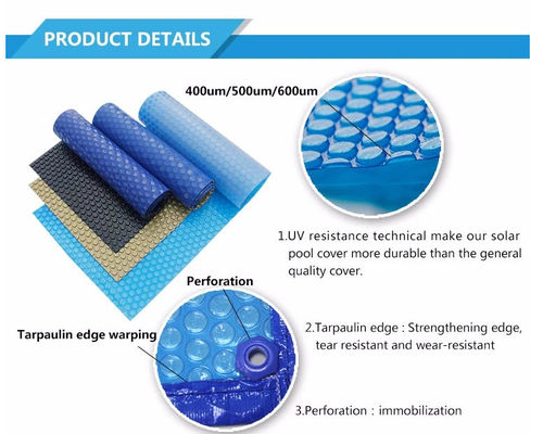 پوشش استخر خورشیدی PE 2.5 × 50m 400 Micron PE