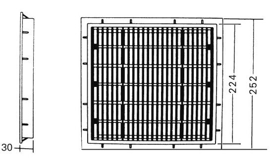 پلاستیک 25x25CM بالاتر از دروازه اصلی استخر زمینی