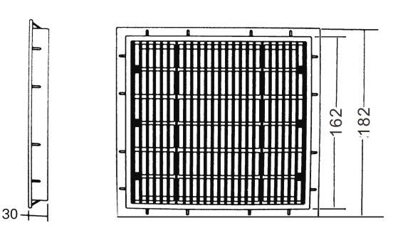 زهکشی استخر استخر ABS 16.2x16.2cm کوچک