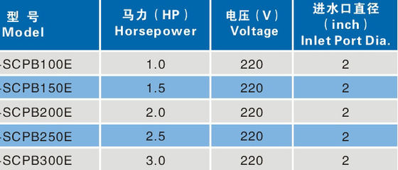 پمپ های چشمه استخر شنا 2 اینچ 1HP