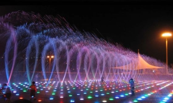 نازل چشمه رقص نوسان فولاد ضد زنگ 1.5 "