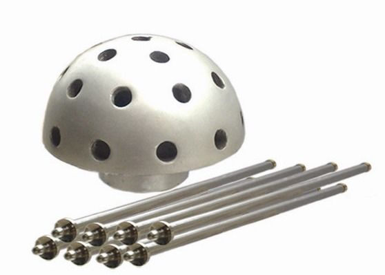 نازل های چشمه رقص DN65 2.5 "Hemisphere Crystal DN80