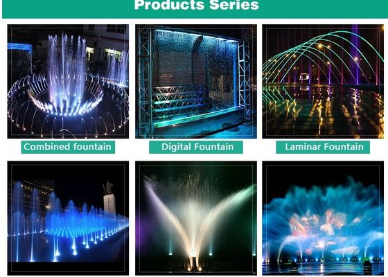 تغییر چشمه LED Jet 1.5m Fountain Water Fountain