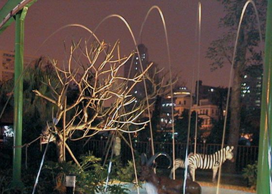 چراغ های LED رنگارنگ داخلی DMX جت های پرشی نازل فواره ای لمینار