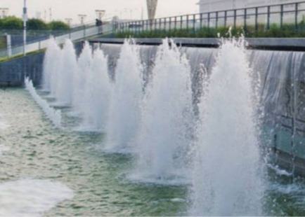 نازل فواره رقص برنجی 2 اینچی برنجی DN50