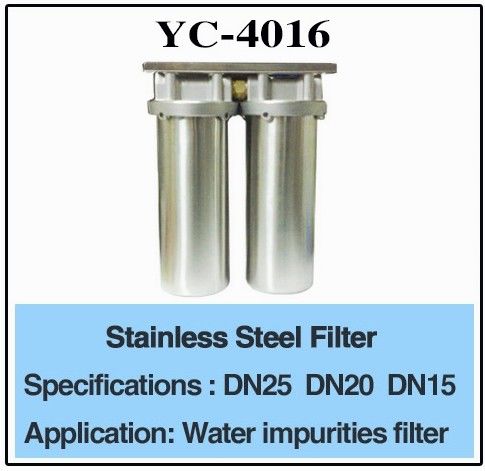 فیلتر آب فولاد ضد زنگ 3/4 "DN25 DN20