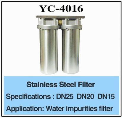 فیلتر آب فولاد ضد زنگ 3/4 "DN25 DN20